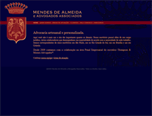 Tablet Screenshot of mendesdealmeida.adv.br